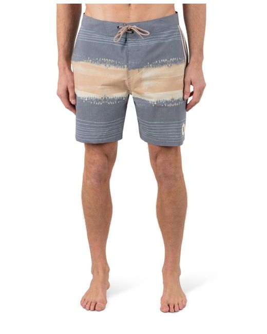 Hurley Blue Phantom Naturals Tailgate 18 Boardshorts for men