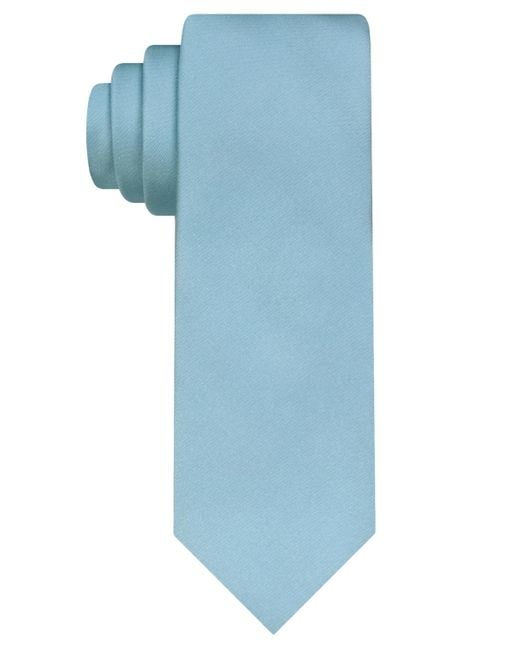 Van Heusen Blue Shaded Iridescent Solid Tie for men