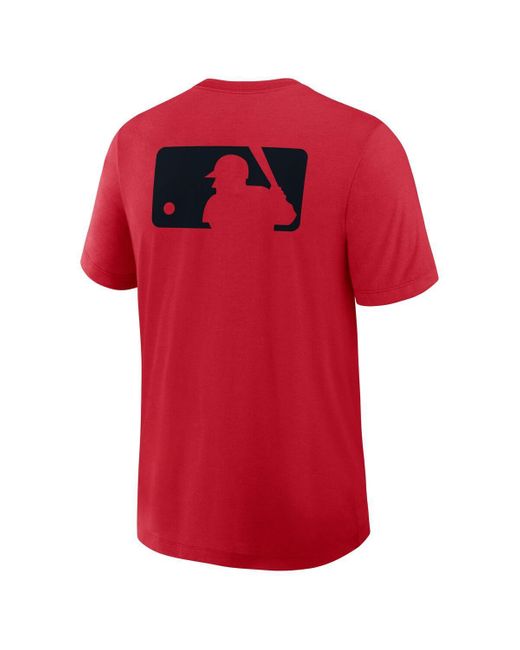 Nike Red Cincinnati S Authentic Collection Early Work Tri-blend Performance T-shirt for men