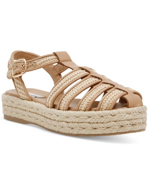 Steve Madden Metallic Marlin Espadrille Fisherman Sandals