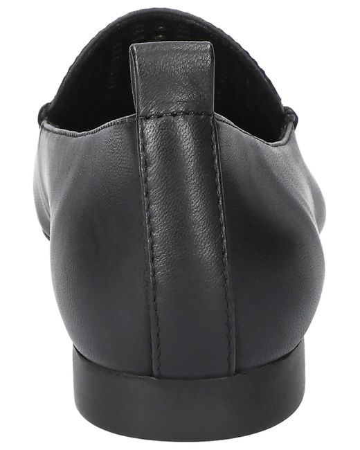 Bella Vita Black Alessi Perf Pointed Toe Flats