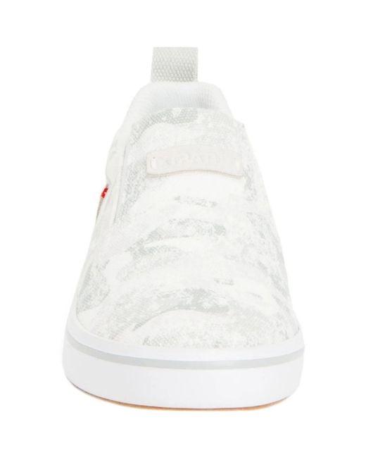 XtraTuf White Canvas Sharkbyte Deck Shoe
