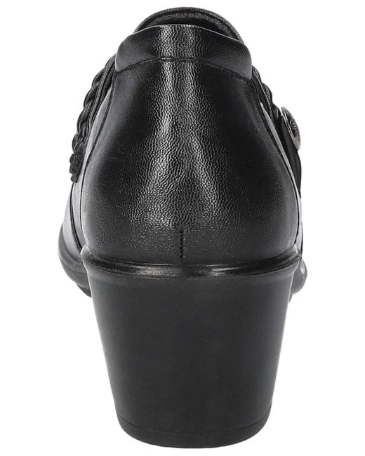 Easy Street Black Amber Comfort Slip-on Shooties