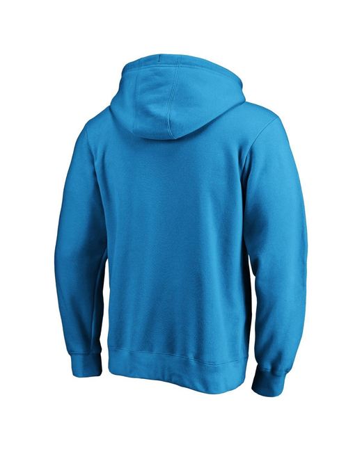 Fanatics Blue Detroit Lions Big Tall Fleece Hoodie for men