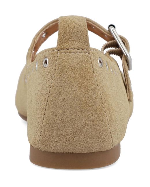 MIA Brown Ulani Grommeted Round Toe Als