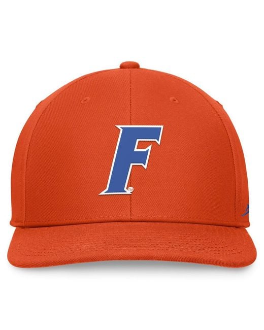 Nike Orange Florida Gators Primetime Pro Snapbackâ Hat for men