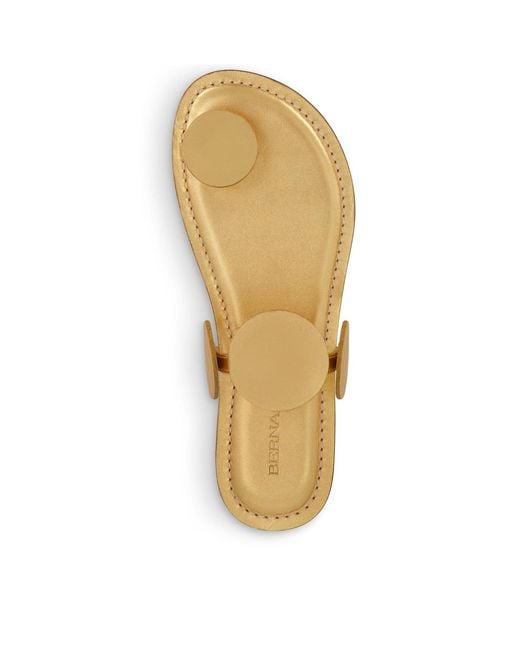 Bernardo Metallic Bernardo New Moon Toe Ring Sandal