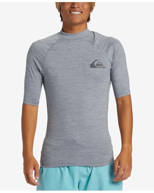 Quiksilver Blue Upf 50 Lycra Short Sleeve T-shirt for men