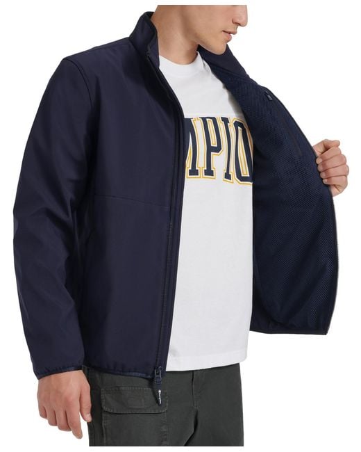 Champion Blue Lightweight Sport Shell Jacket for men