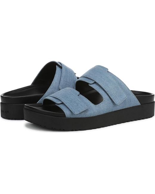 Vionic Blue Riviera Slide Sandals