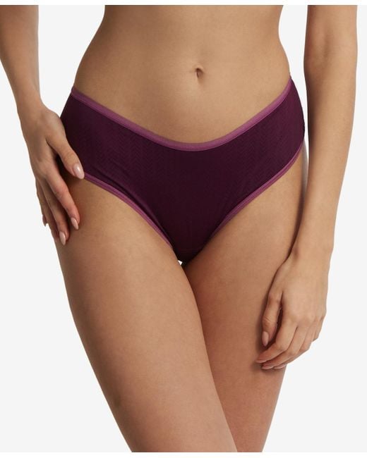 Hanky Panky Purple Move Calm High-rise Thong Underwear 2p1924