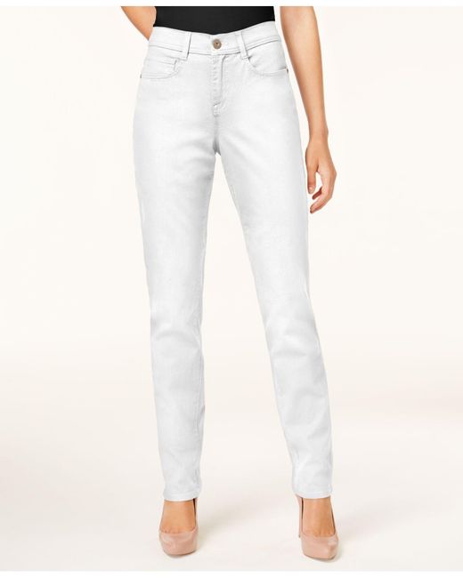 style co petite jeans tummy control