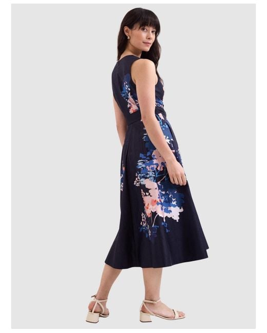 blue phase eight dress Buy Phase Eight Blue Abigail Printed Pleat Maxi Dress from Next USA