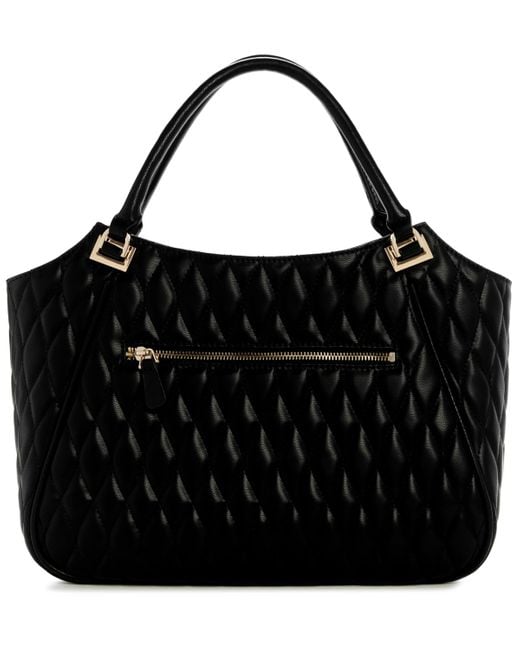 Guess Black Valla Large Tote Bag