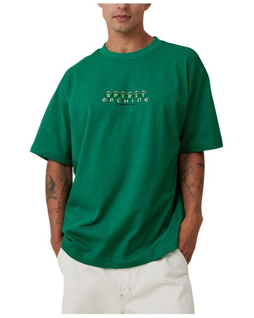 Cotton On Green Box Fit Graphic T-shirt for men