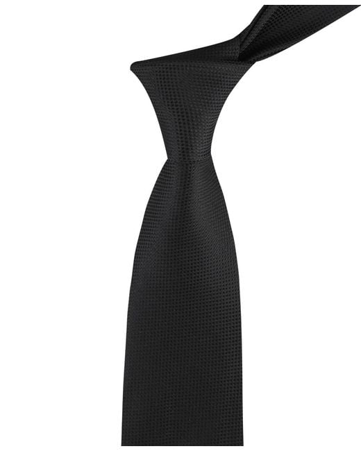 Tommy Hilfiger Black Stella Solid Tie for men