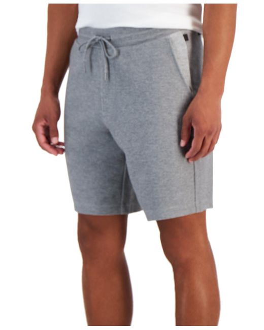 Michael Kors Gray Comfort-fit Double-knit Piqué Drawstring Shorts for men
