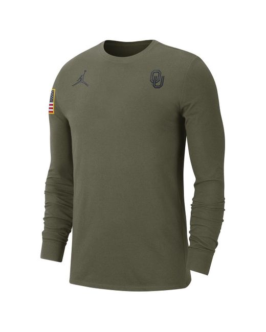 Nike Green Oklahoma Sooners Military-inspired Pack Long Sleeve T-shirt for men