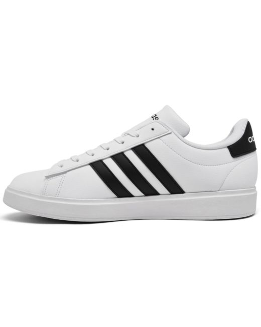 Adidas White Grand Court 2.0 Casual Sneakers From Finish Line for men