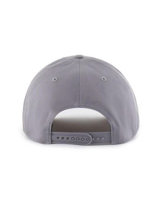 '47 Gray Los Angeles Dodgers Foundational Hitch Adjustable Hat for men