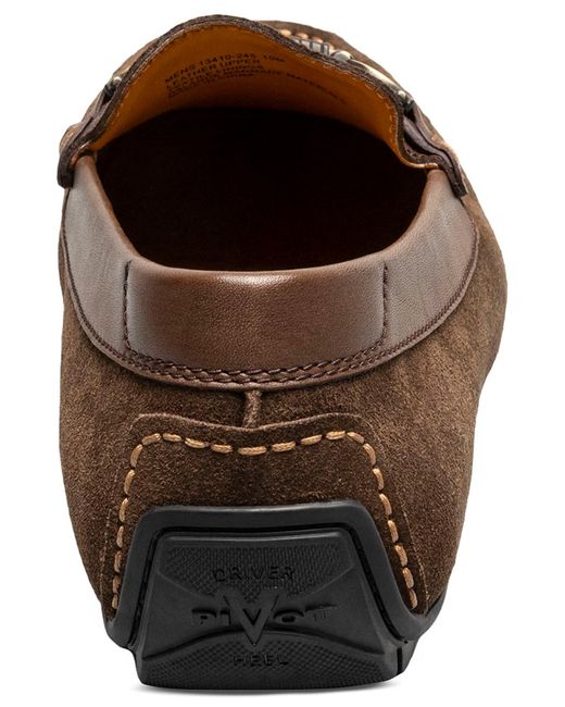 Florsheim Brown Motor Moc Toe Bit Driver for men