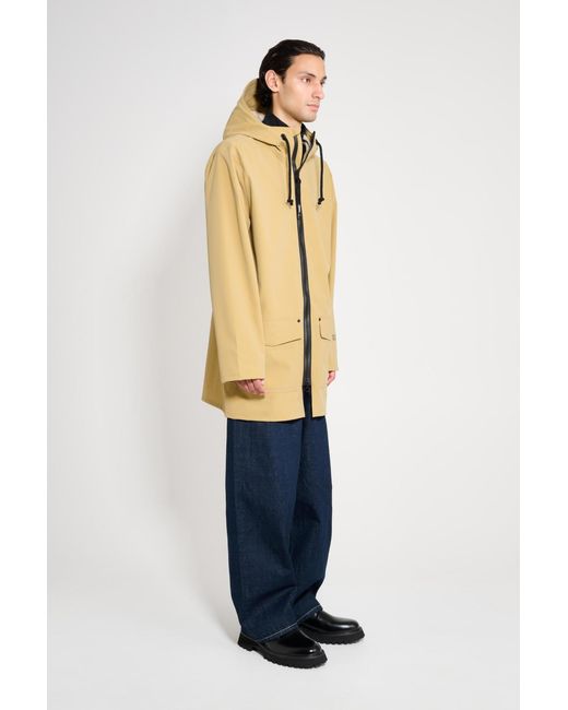 Stutterheim Blue Stockholm Patch Raincoat for men