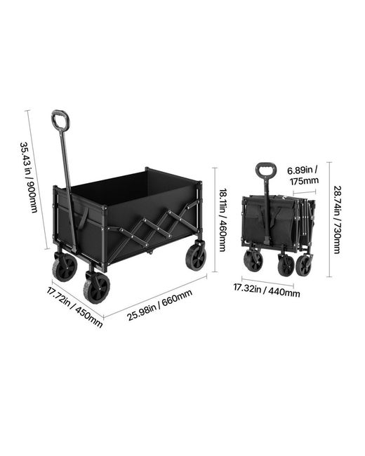 Mountaintop Green Collapsible Wagon Carts