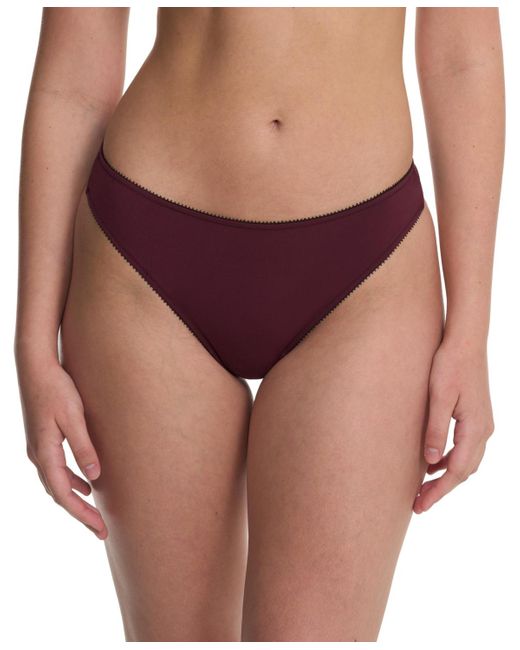 Natori Red Persuasion Stretch Lace Thong