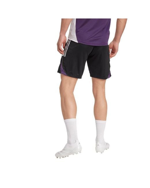 Adidas Black Manchester United 2025/26 Aeroready Training Shorts for men