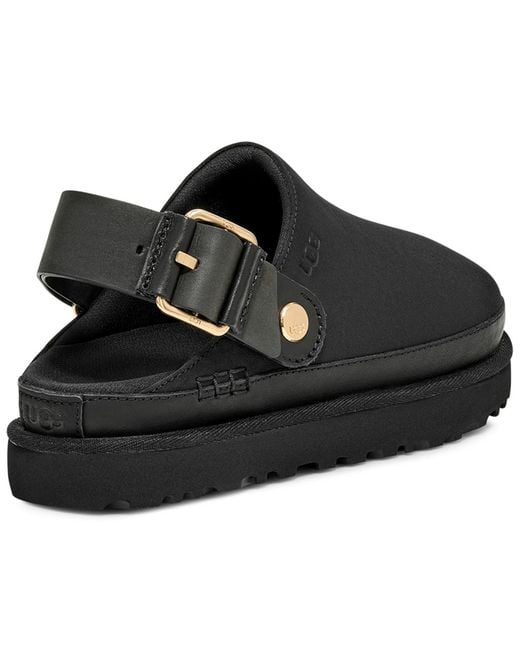 Ugg Black Goldenstar Villa Clogs