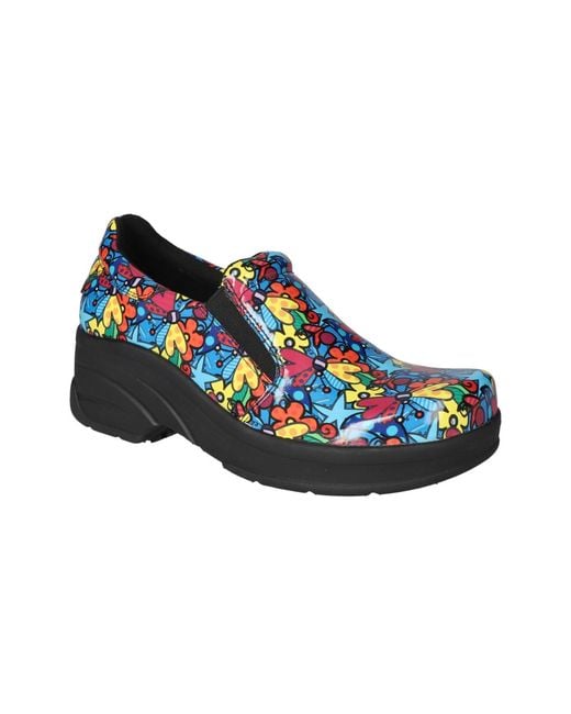 Easy Street Blue Easy Works By Appreciate Clogs