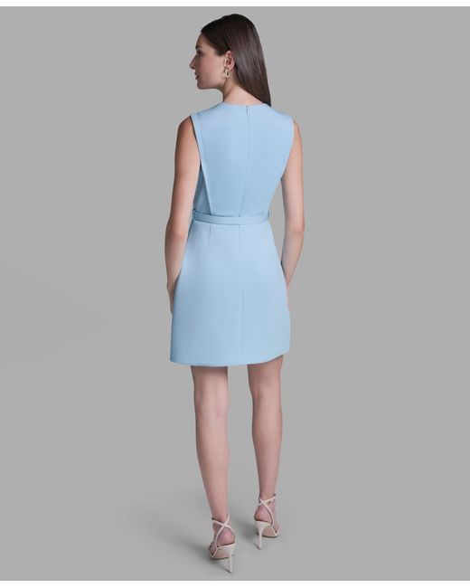bcbg blue cocktail dress BCBG MAXAZRIA Deep Blue Ink Ruffle Sexy Mini Cocktail Chiffon Dress 6 M