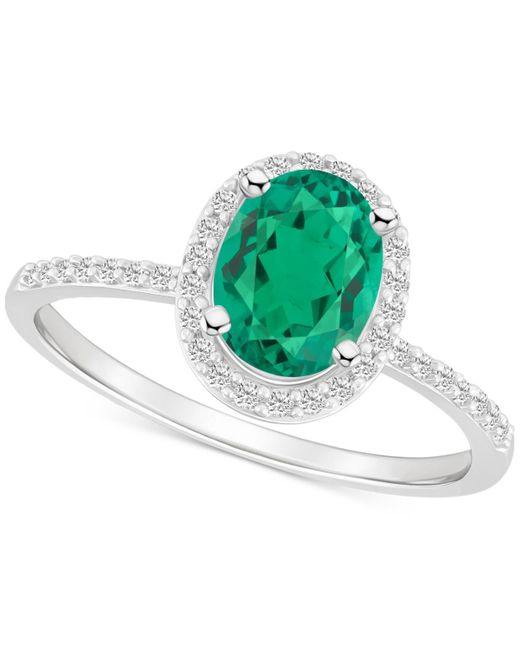 Macy's Green Lab-created Emerald (1 Ct. T.w.