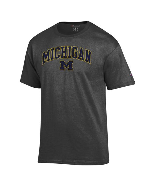 Champion Black Notre Dame Fighting Irish Arched Logo T-shirt for men