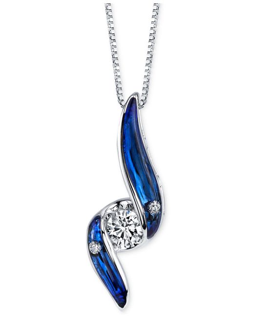 Lyst - Sirena Diamond Pendant Necklace (1/5 Ct. T.w.) In ...