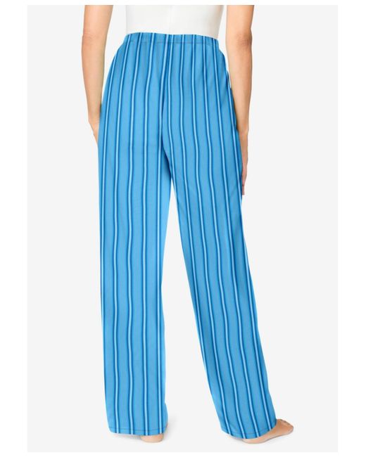 Dreams & Co. Blue Woven Sleep Pant