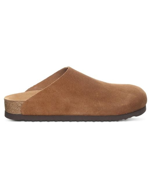 BEARPAW Brown Trinity Slip-on Clogs