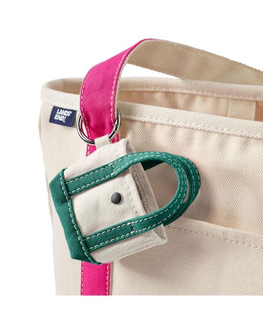 Lands' End Green Mini Canvas Tote Charm