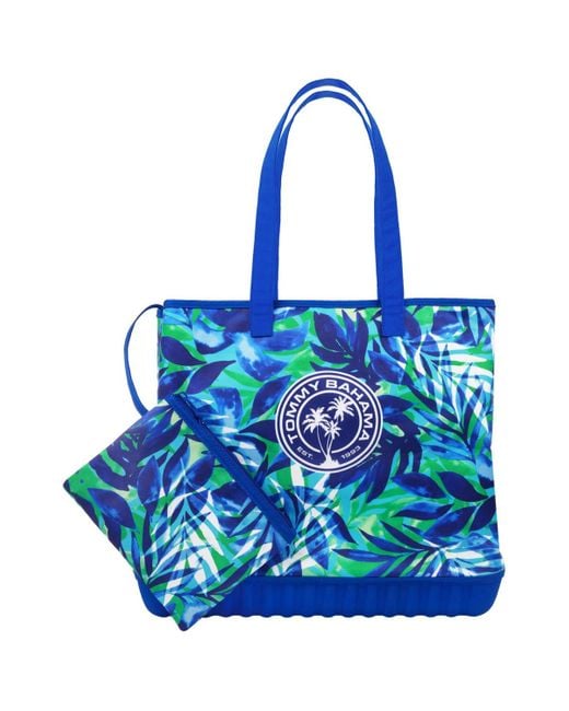Tommy Bahama Blue Patch Water-repellant Tote Bag