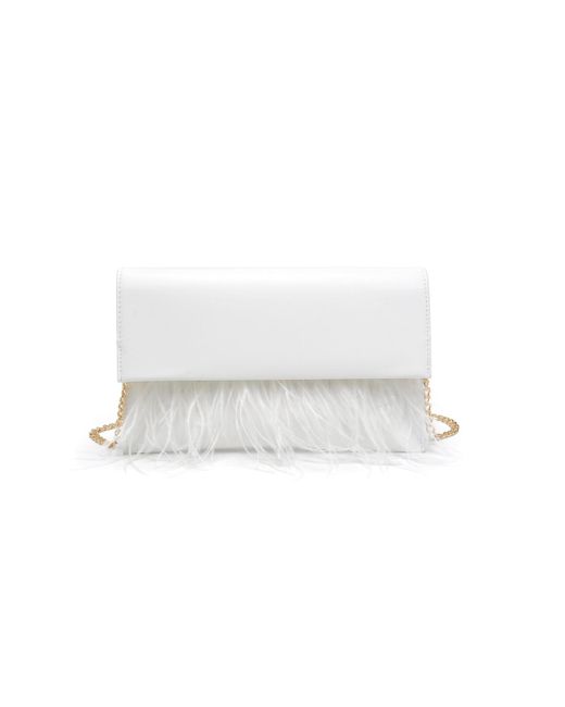 Moda Luxe White Everlee Clutch