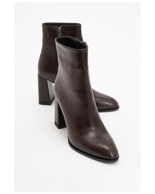 Prologue Shoes White Jewel High Heel Boot