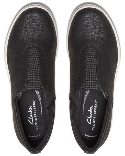 Clarks Black Cloudsteppers Breeze Sky Ria Round Toe Shoes