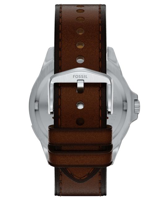 Fossil Green Garrett Multifunction Leather Watch
