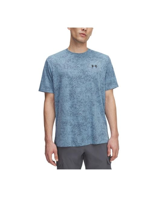 Under Armour Blue Ua Tech Pixelate T-shirt for men