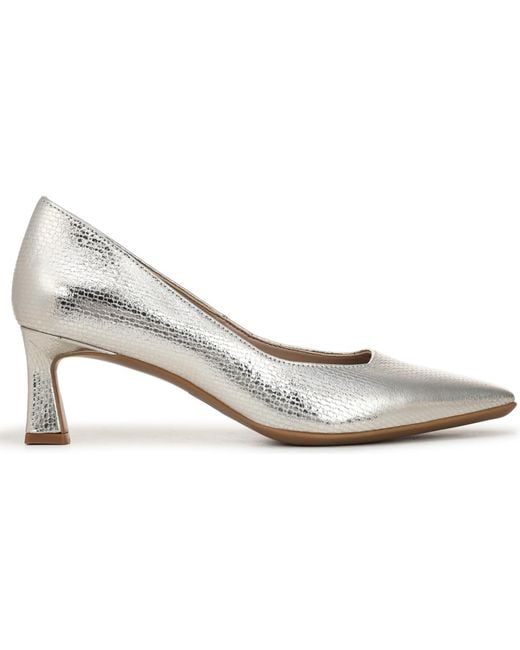 Naturalizer White Tylan Point Toe Pump Shoes