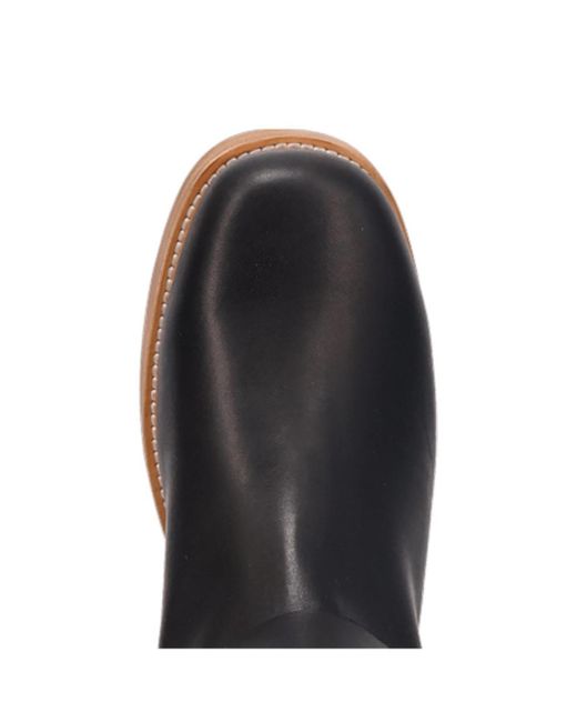 Dingo Black Rip Leather Boot for men