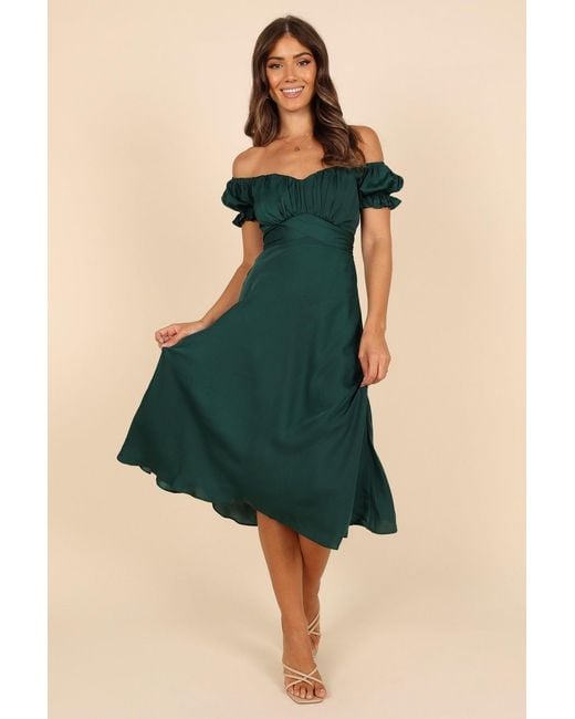petal and pup green dress Women's Sullivan Puff Sleeve Maxi Casual dresses Its thin adjustable shoulder straps give you the perfect fit Petal & Pup Mickenna Sweetheart