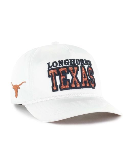 '47 White Texas Longhorns Outspoken Hitch Adjustable Hat