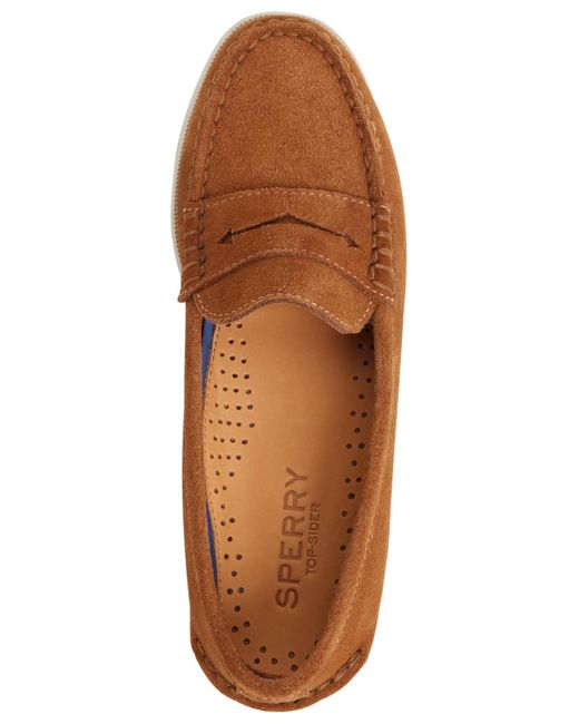 Sperry Top-Sider Brown Authentic Original Round Toe Loafers