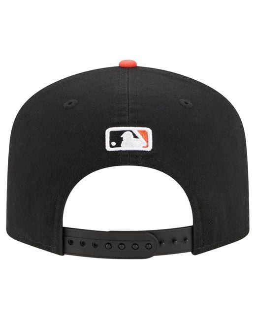 KTZ Black San Francisco Giants Team 19twenty Adjustable Hat for men